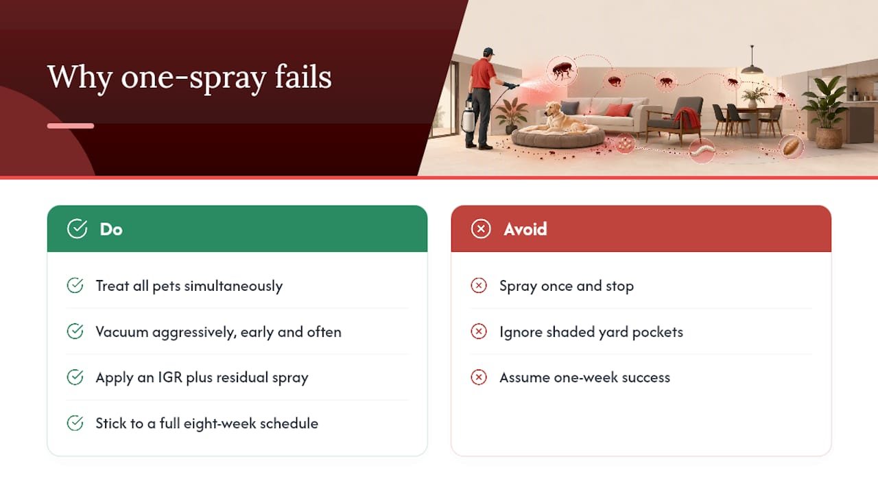 Why the "One Spray and Done" Mindset Keeps Failing Homeowners — overview diagram