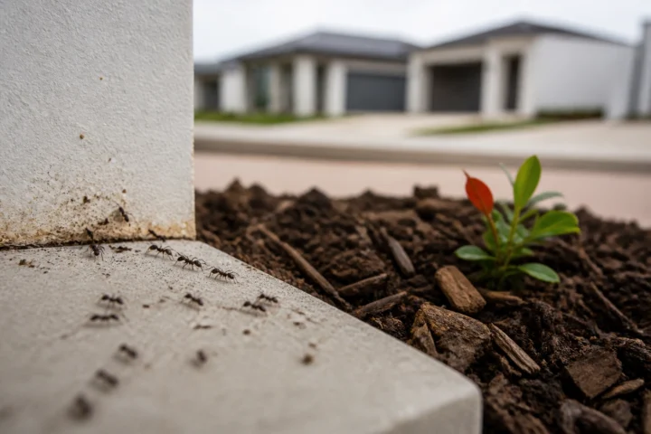 Professional header image for industry analysis: Ant Control in Canberra's New Suburbs: Why Gungahlin and ...