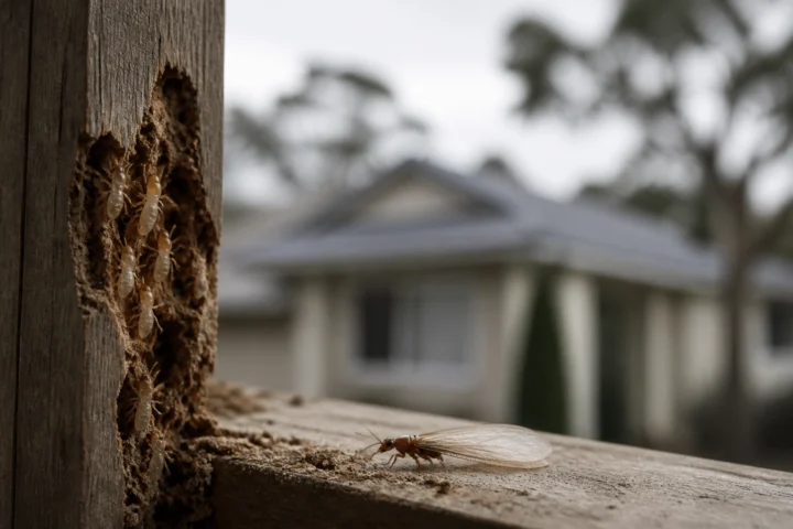 Professional header image for industry analysis: Termite Season in Canberra: When ACT Homeowners Face the ...