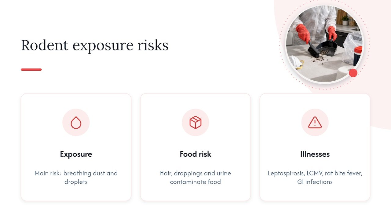 Why droppings are more than a mess — overview diagram
